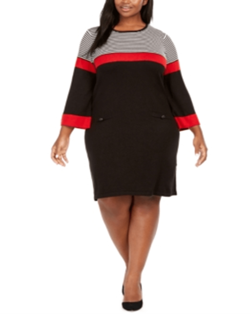 Jessica howard striped sweater dress on sale